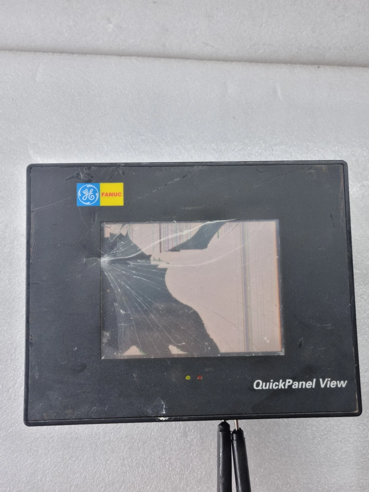 GE FANUC IC754VGL06CTD-GJ QUICKPANEL VIEW MODEL-ES0622 24VDC TESTED AS PHOTO